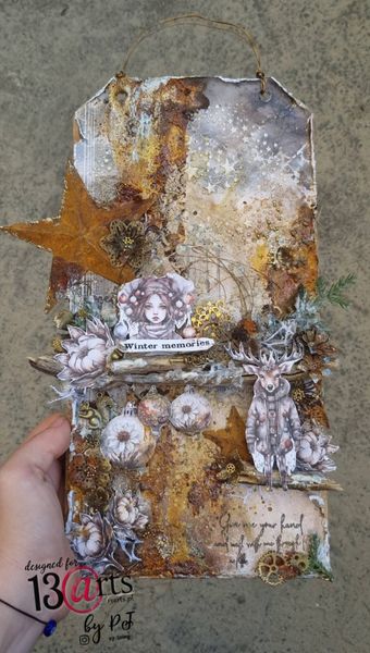 Paper pad 6"x6" GRUNGY WINTER
