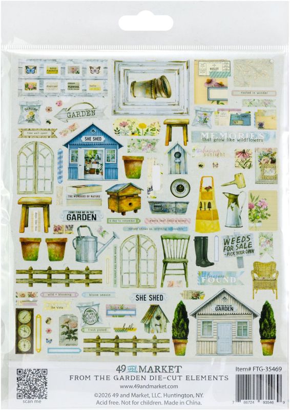 From the garden -  Ephemera Set