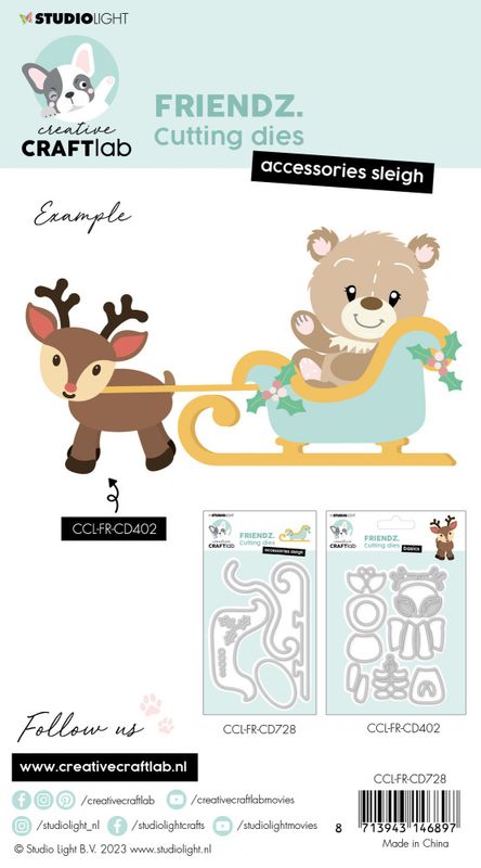 Friendz Cutting Die Accessoires Sleigh