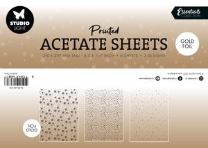 Hovedbilde Snowflakes Gold Christmas ...