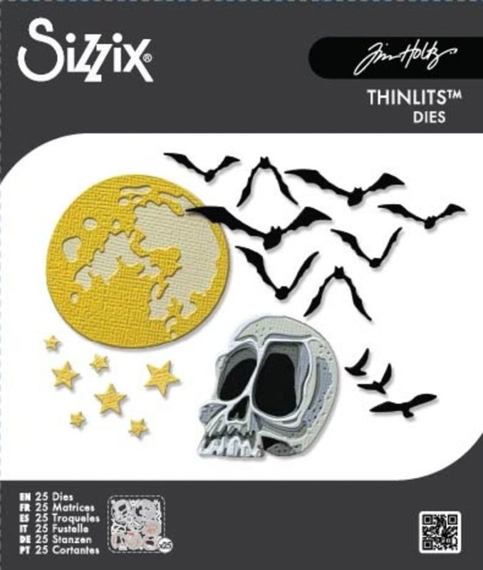 Thinlits Die Vault Moonlight Scare (25pcs) by Tim Holtz