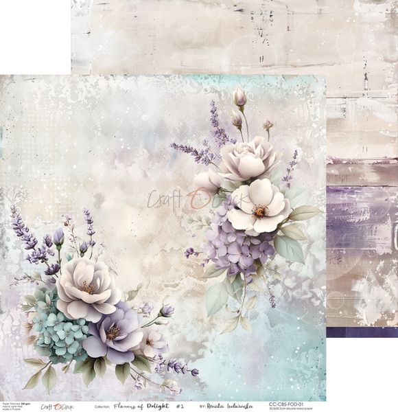 FLOWERS OF DELIGHT - 30,5X30,5CM