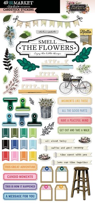 Hovedbilde Cardstock stickers, The ...
