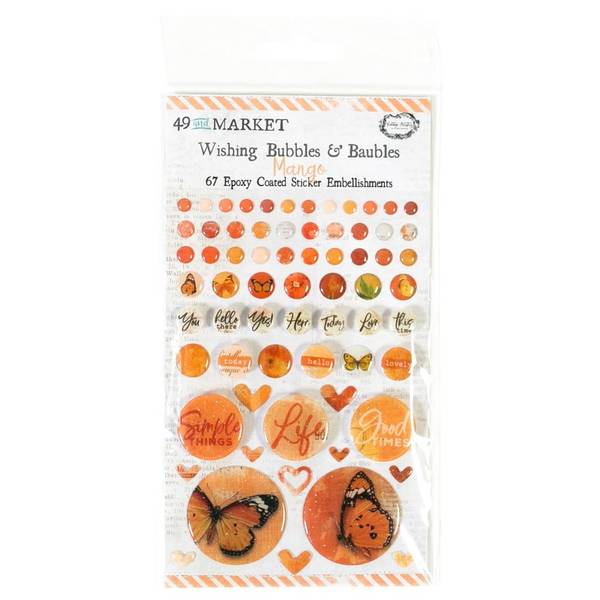 Vintage Artistry In Mango Wishing Bubbles & Baubles