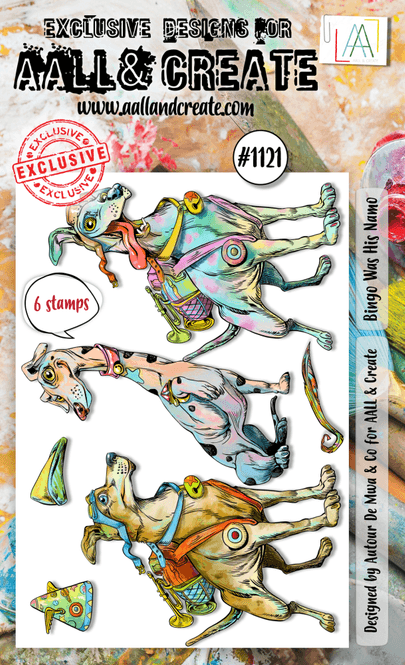 Hovedbilde #1121 - A6 STAMP SET - BINGO ...