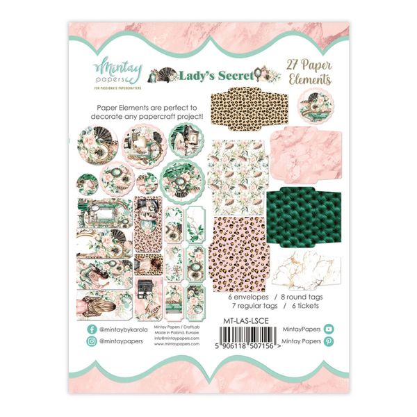 Lady's Secret Paper Elements (27pcs)