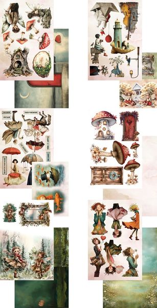 Alchemy of Art - World of Fantasy - Collage book