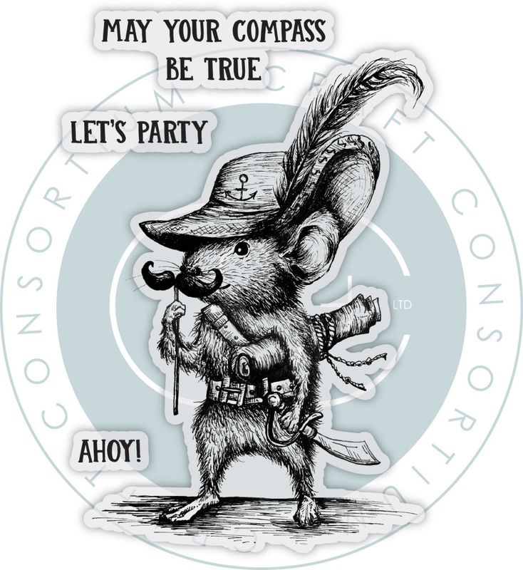 Oliver's Adventures A6 Clear Photopolymer Stamp Set - Let's Party 