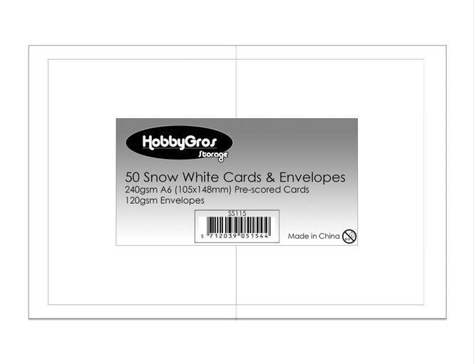 Hovedbilde Cards & Envelopes A6 Snow ...