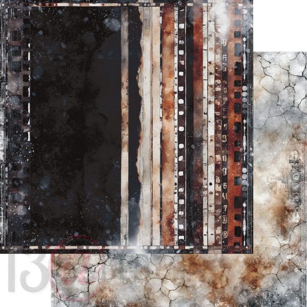 Paper pad GRUNGY WINTER 12x12"