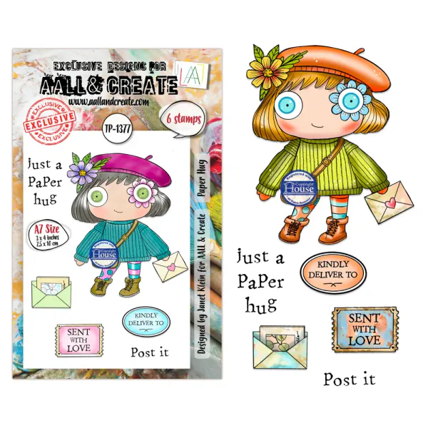 TP-1377 - A7 STAMP SETS - PAPER HUG