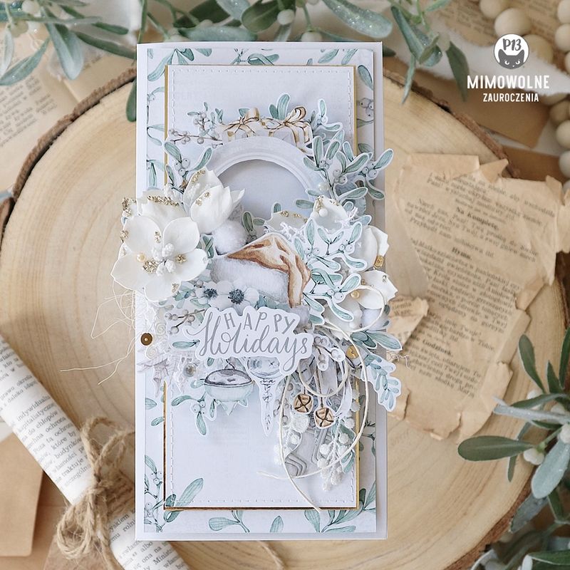 LIGHT CHIPBOARD EMBELLISHMENTS CHRISTMAS CHARM 05