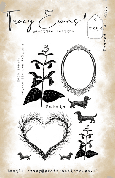 TE058 - Framed Delights A5 Stamp