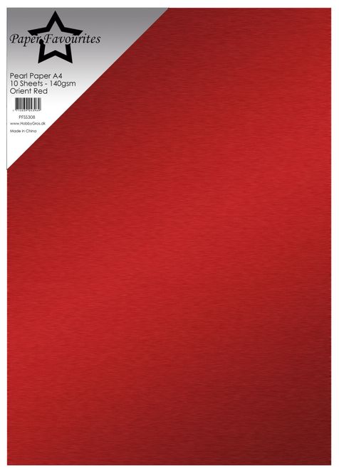 Hovedbilde Orient Red A4 Pearl Paper ...