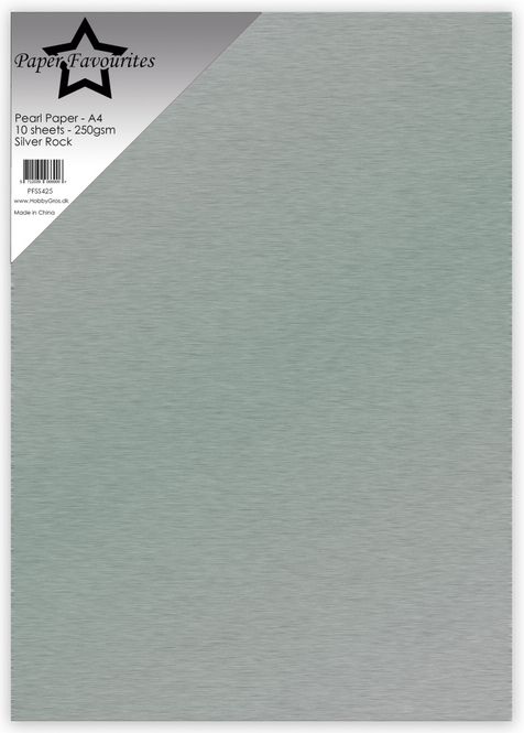 Hovedbilde Pearl Paper A4 Silver Rock ...