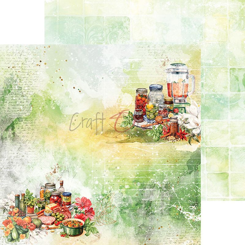 KITCHEN MODE - A SET OF PAPERS 8x8