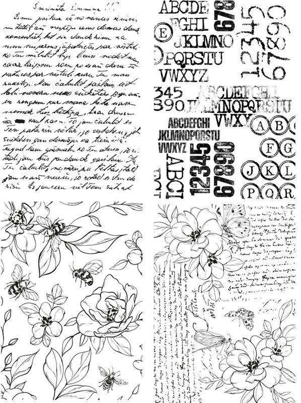 Beneath the Brambles 5x7 Inch Decoupage Paper (8pcs)