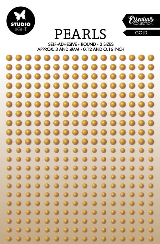 Pearls Self-adhesive gold
