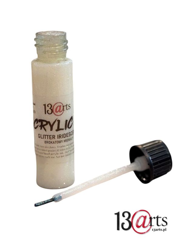 Acrylic Ink Glitter Iridescent – Splatter Brush Bottle 20 ml
