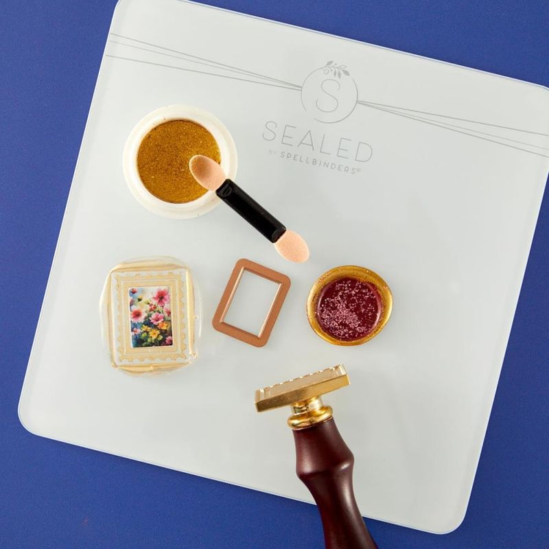 Spellbinders Wax Seal Powder From Clear Seal Maker Tool