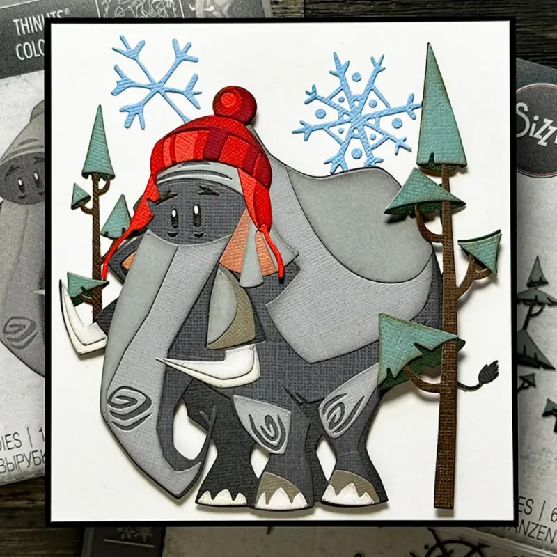 Thinlits Colorize Die Clarence (11pcs) by Tim Holtz