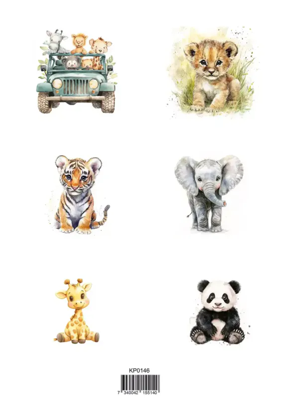 Wild Animals - A4