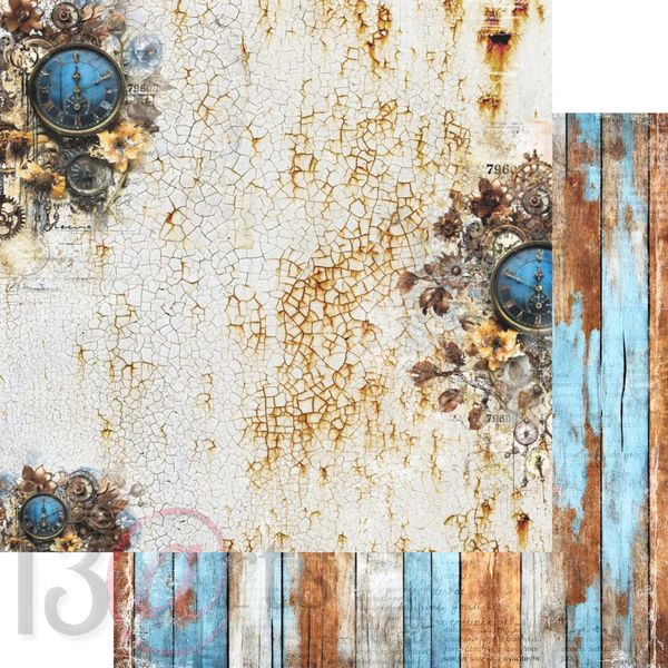 Paper pad VINTAGE IN BLUE 12x12" 