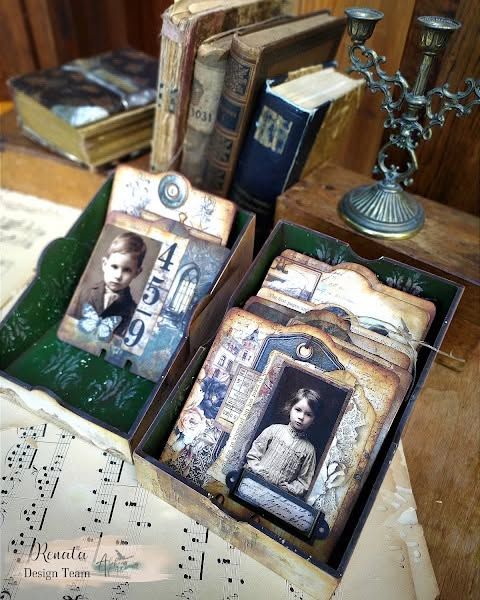 In the library 12x12