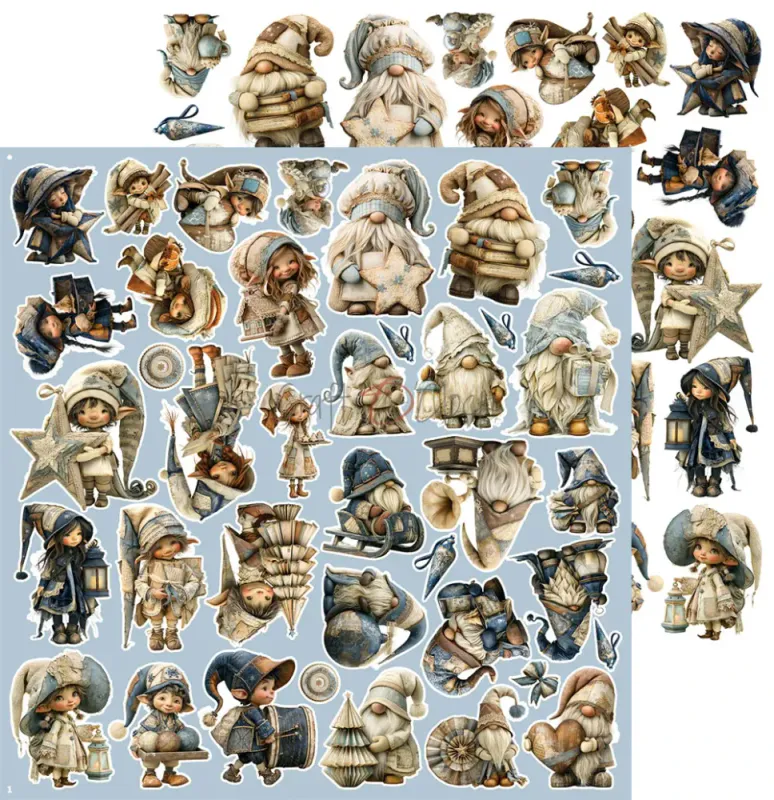 Craft O'Clock - Snow Games - Winter Extras Set - 12x12