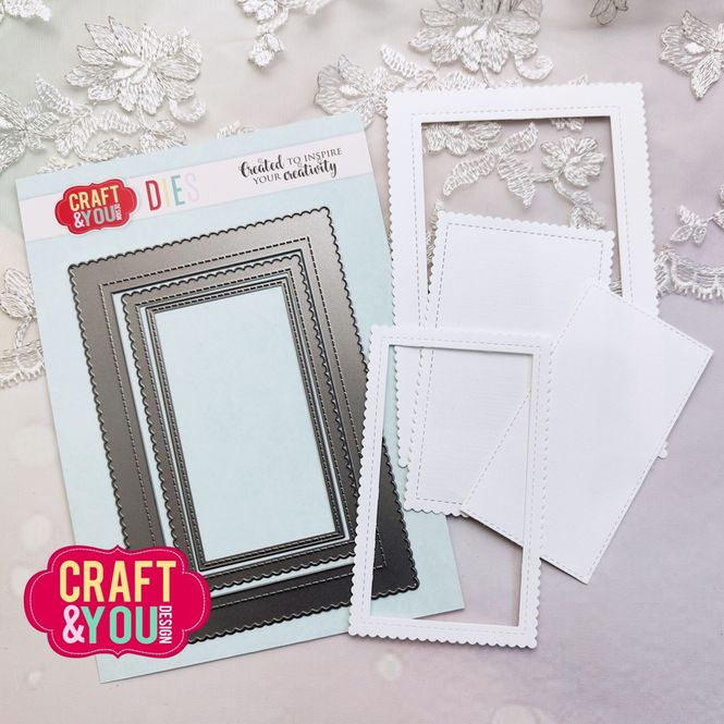 Hovedbilde Biscuit Photo Frame Set Dies 