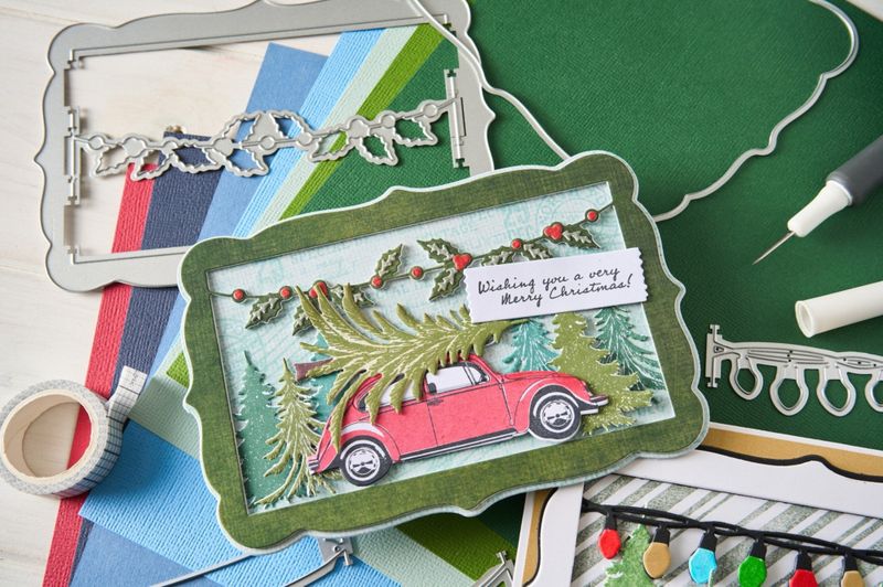 Thinlits Die by 49 and Market Snap and Swap Merry Christmas (15pcs) 
