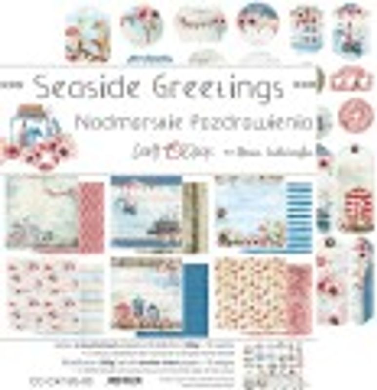SEASIDE GREETINGS - A SET OF PAPERS 30,5X30,5CM