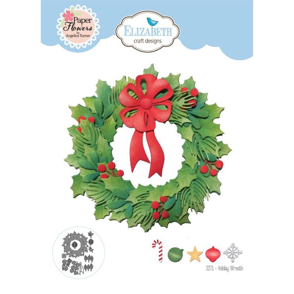 Elizabeth Craft - Holiday Wreath