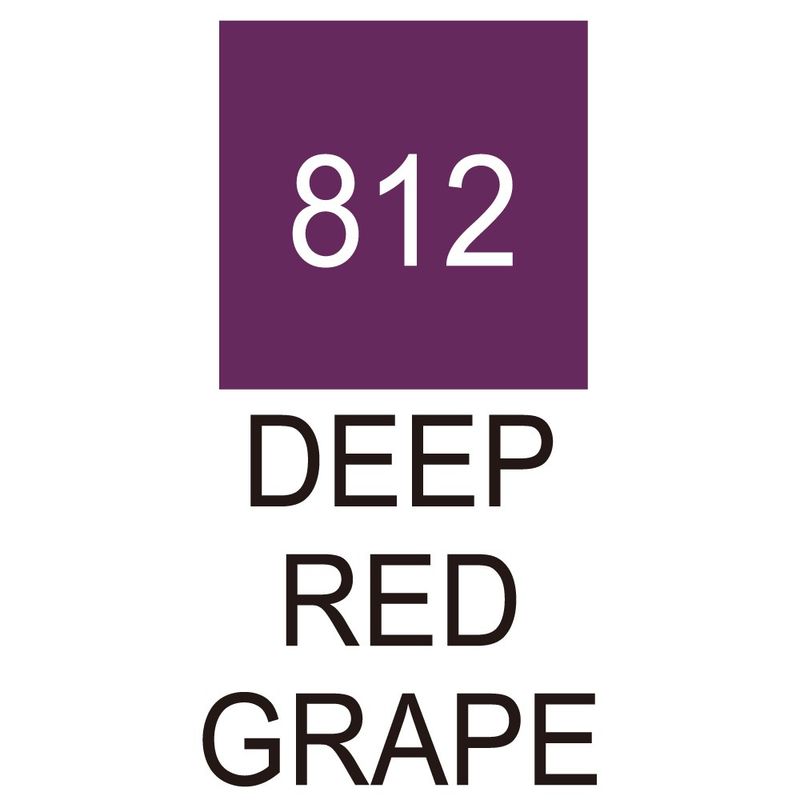 Zig Clean Color Real Brush 812 Deep Red Grape