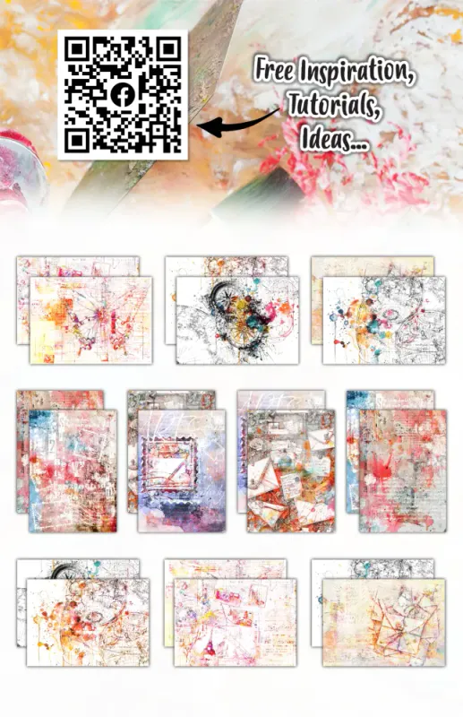 #14 - A5 DESIGN PAPER - COLOURFUL CORRESPONDENCE 