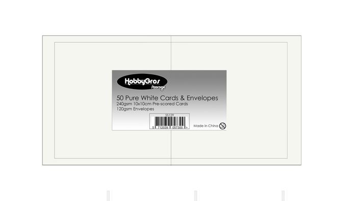 Hovedbilde Cards & Envelopes 10x10cm ...