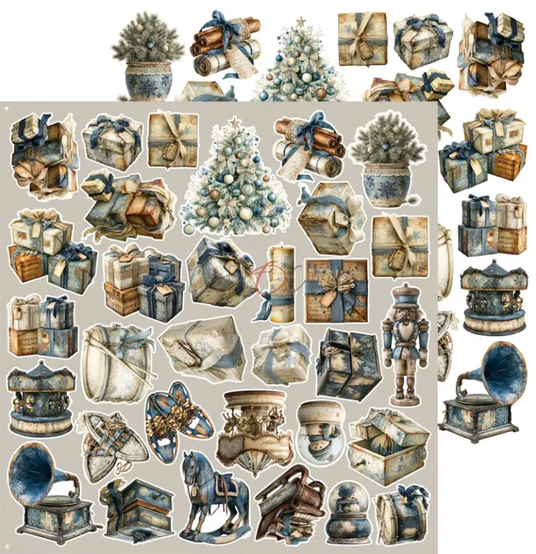 Craft O'Clock - Snow Games - Festive Extras Set - 12x12