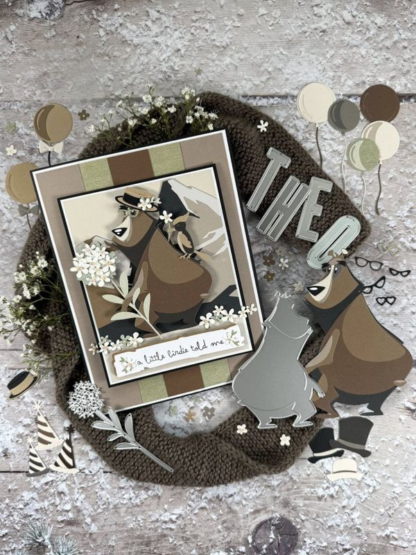 Thinlits Colorize Die Theodore (9pcs) by Tim Holtz 