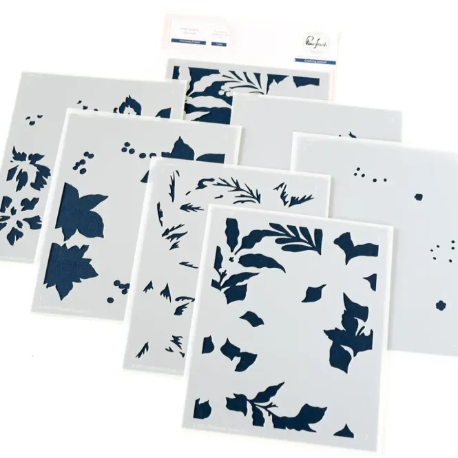 Hovedbilde Poinsettia Frame Stencil