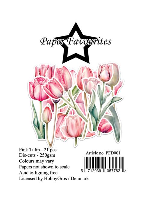 Hovedbilde Die-Cuts Pink Tulip