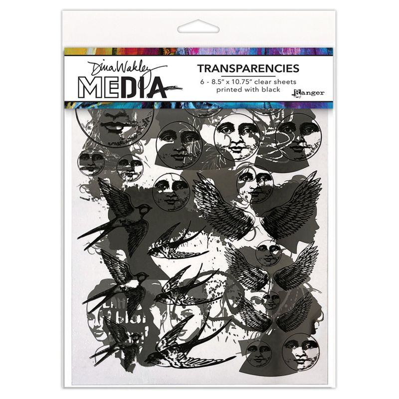 Dina Wakley MEdia Transparencies Focals Set 2