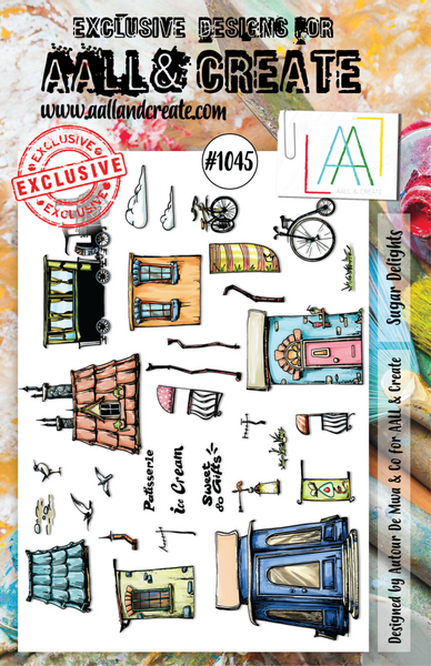 #1045 - A5 STAMP - SUGAR DELIGHTS