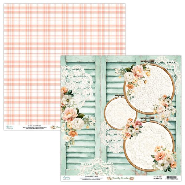 Family Stories 12x12 Inch Scrapbooking Paper Set 
