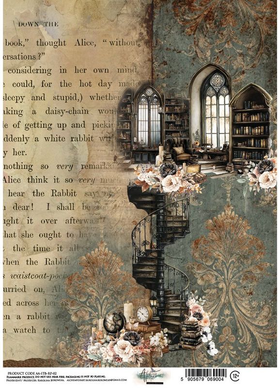 Rice paper 2, In the Library