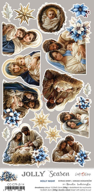 Jolly Season Extras Sheet Holly Night