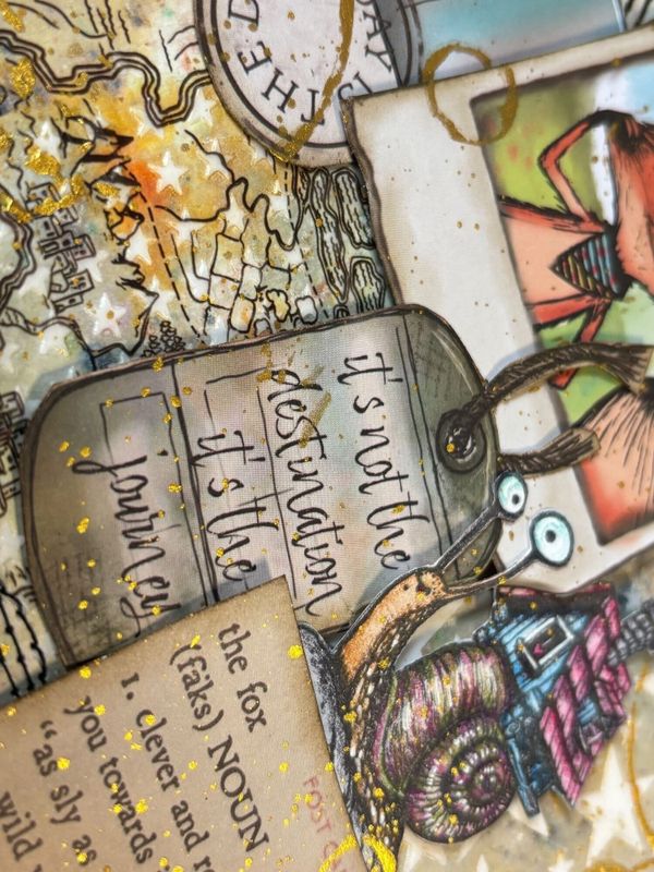 Creative Ember Designs - Art Journal - The Travellers - 20x20cm 