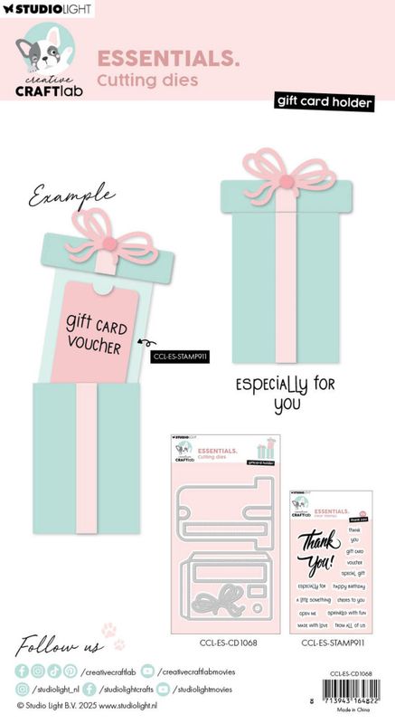 Giftcard Holder Essentials Cutting Die