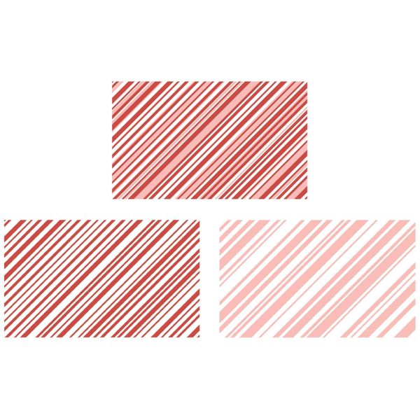 Clear Stamps by 49 and Market Candy Stripes (2pcs) 