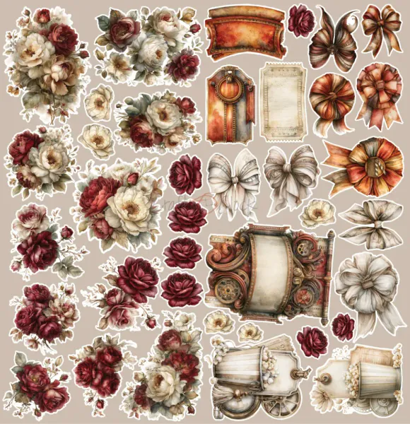 SILVER SCREEN MAGIC - EXTRAS SET - FLOWERS