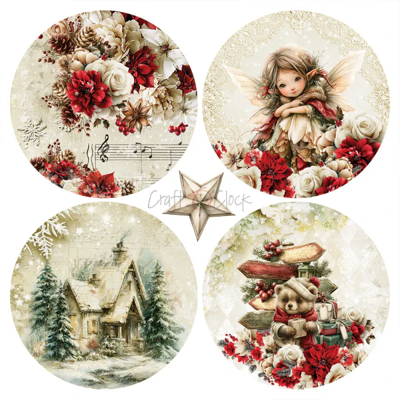 Craft O'Clock - Spirit Of Christmas - Paper Pad - 6x6